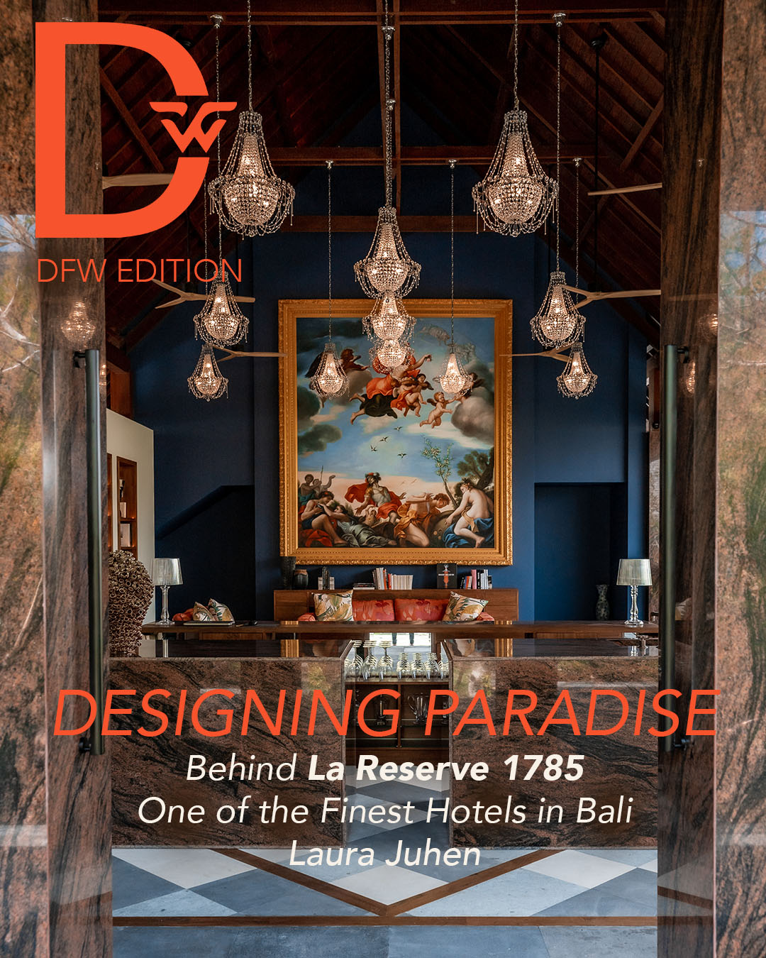 DFW Edition Cover. Dallas Fashion Week Magazine